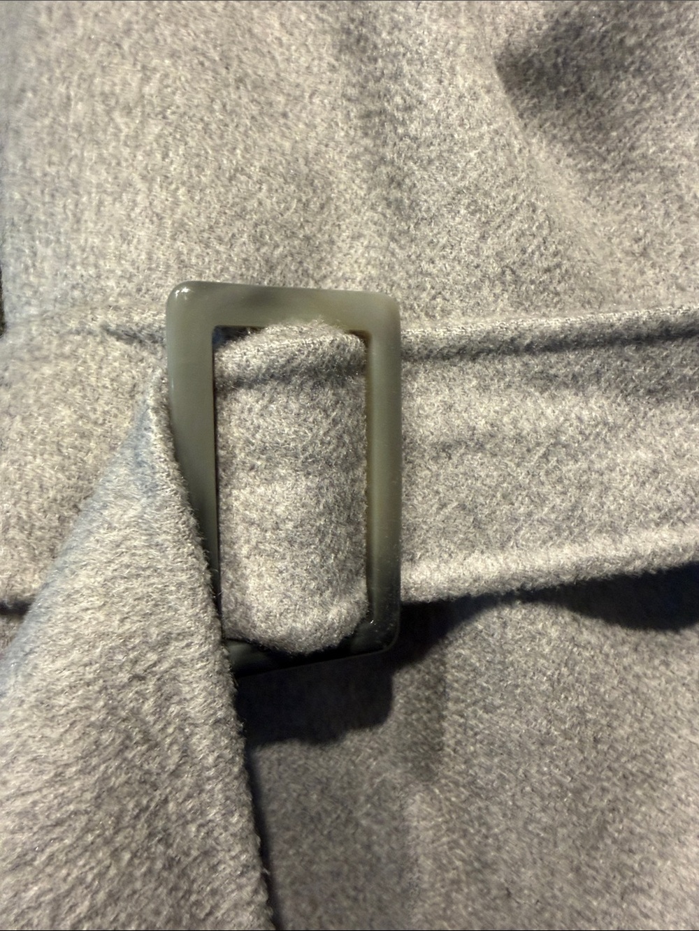 MaxMara Dove Gray Nicole Wrap Coat with Belt - Picture 4 of 8